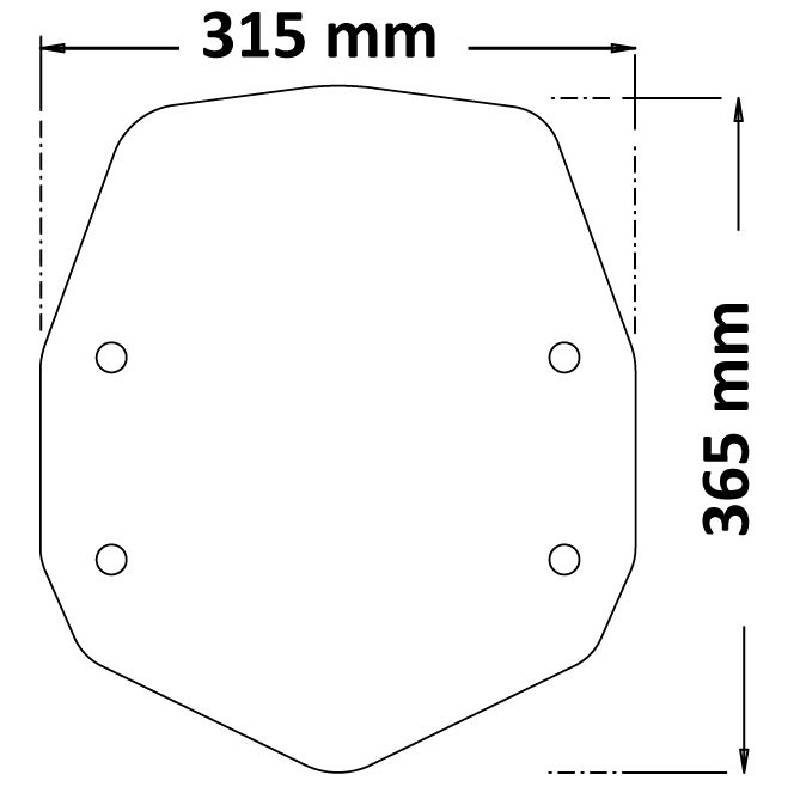 Parabrisas bajo VOGE valico 500 21-